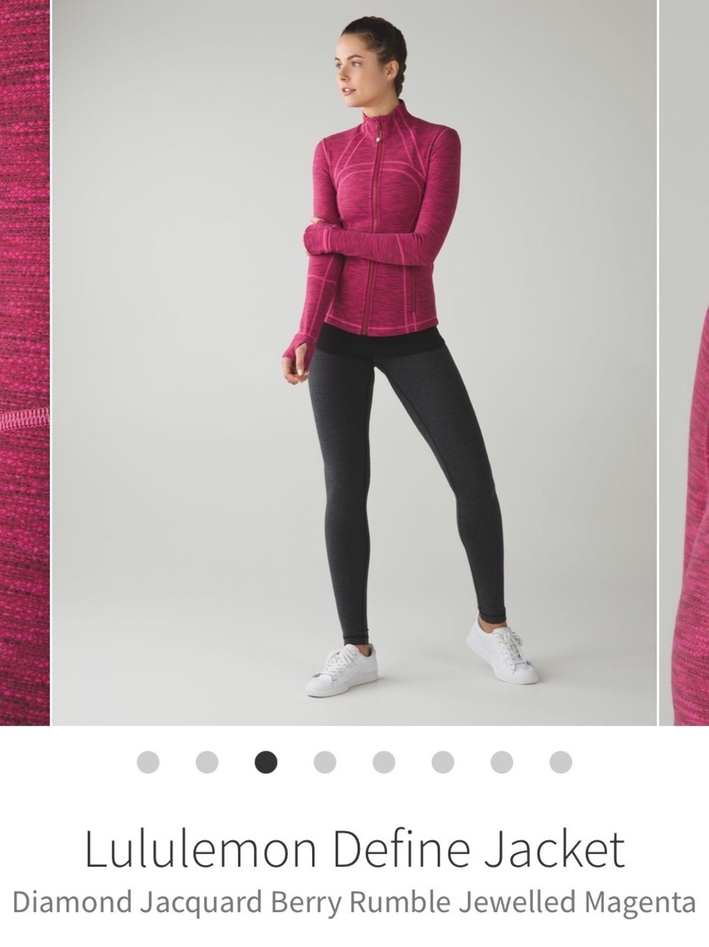 Lululemon Define Jacket
Diamond Jacquard Berry Rumble Jewelled Magenta - Picture 7 of 7